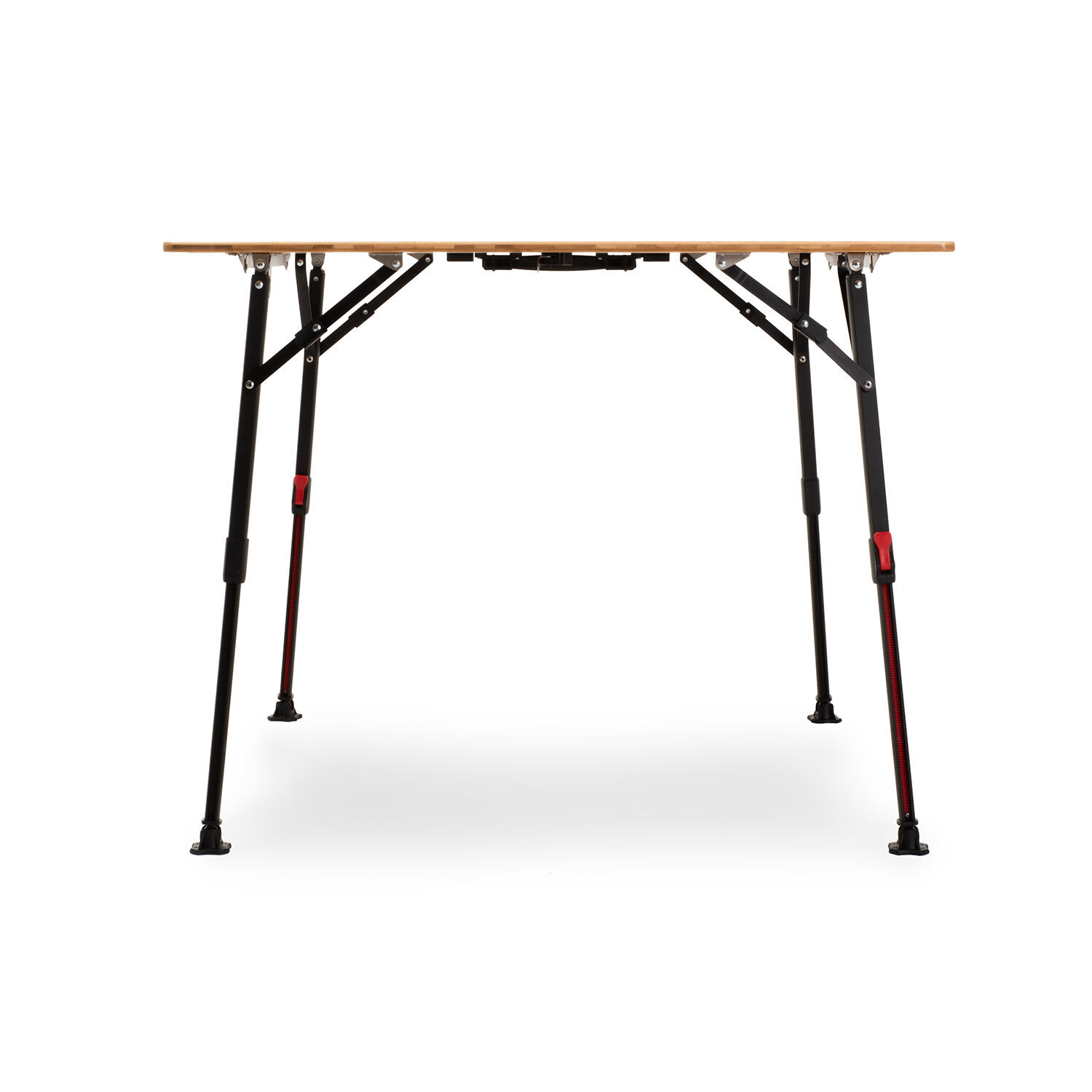 Table de camping pliante en bambou - 90 x 90 cm - 2-4 pers. - Quick Kimmy M 3/8