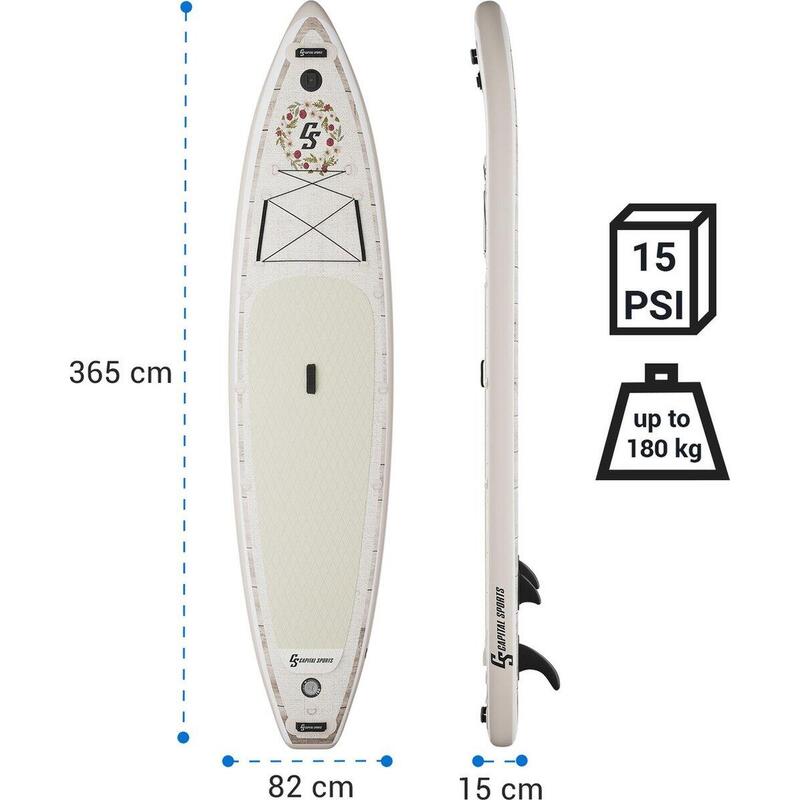 Deska SUP Kipu Allrounder Stand up Paddle 365cm | 11'9" do 180KG