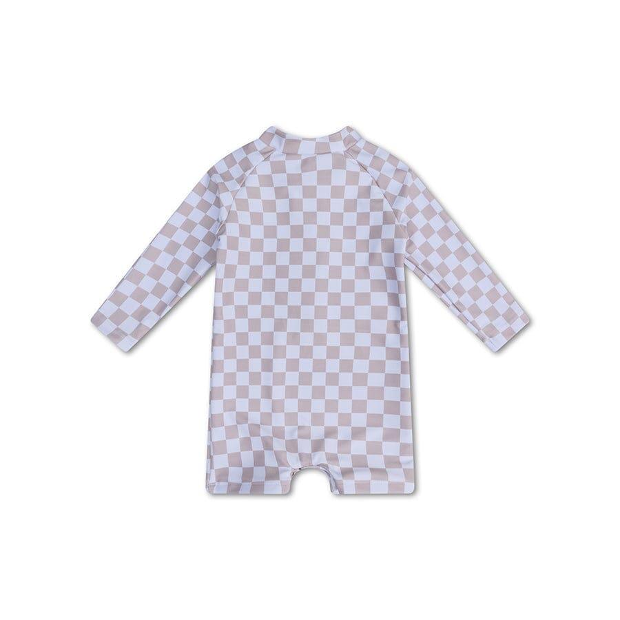 Swim Essentials | Muta Quadri Anti-UV Bambino Beige/Bianco 2/4