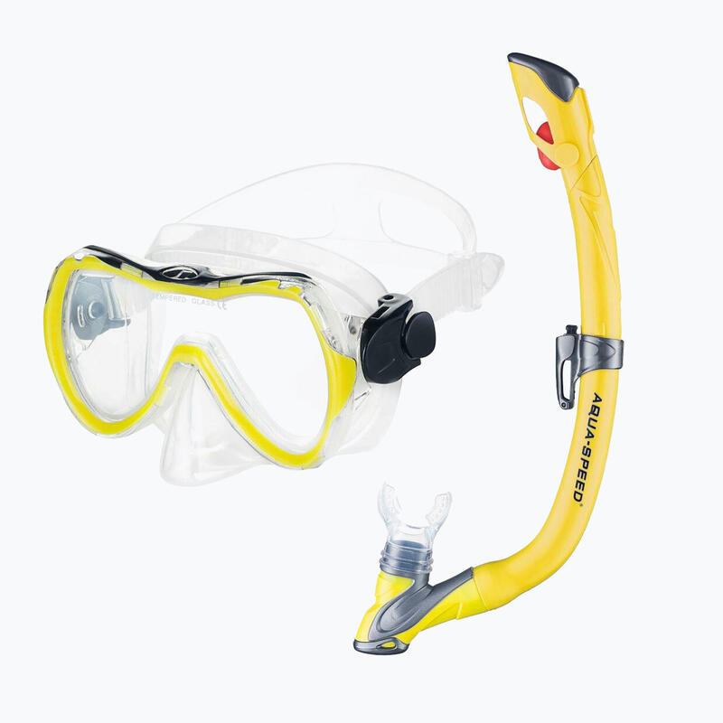 Zestaw do snorkelingu dla dzieci Aqua Speed Enzo Evo + worek