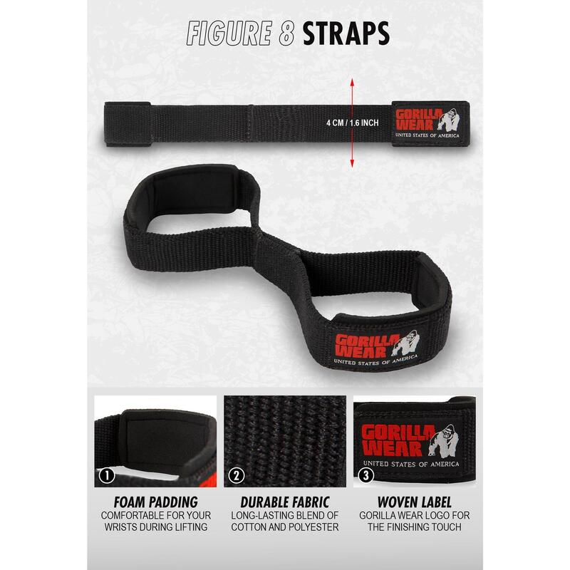 Bretelles de levage Figure 8- Noir /XL