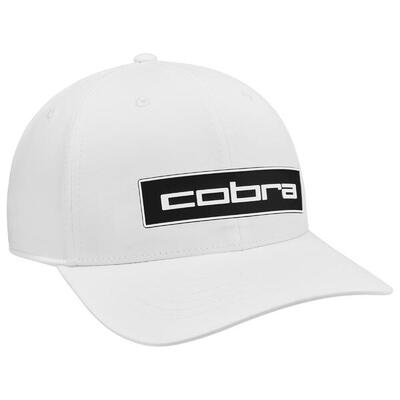 Cappellino da golf bianco Cobra Tour Tech Cap