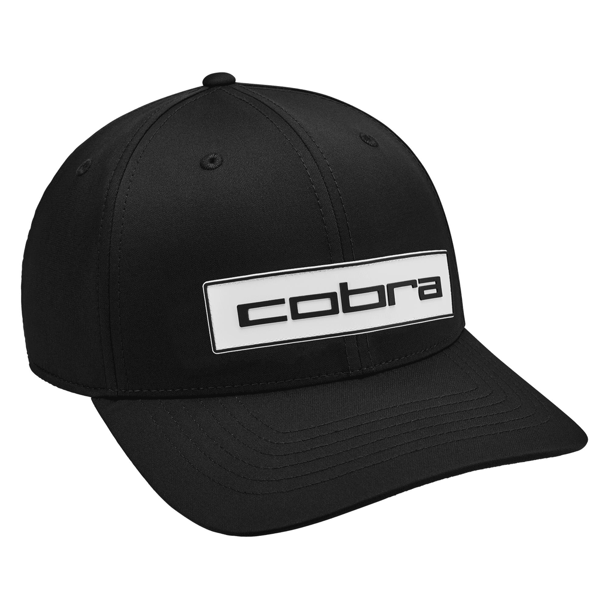 Cobra Tour Tech Cap - Black/White 1/3