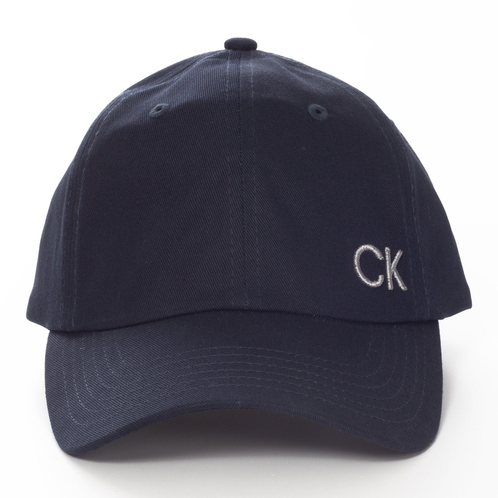 Calvin Klein COTTON TWILL CAPS NAVY - ONESIZE 2/5