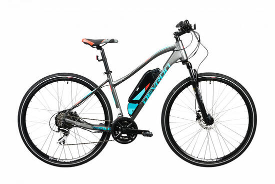 Vélo électrique Devron 28162 - 28 pouces, taille M, gris