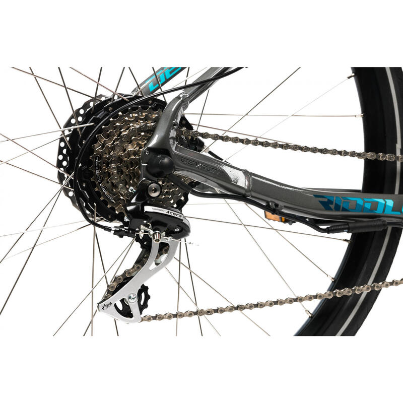 Bicicleta Electrica Devron 28162 - 28 Inch, 450mm, Gri