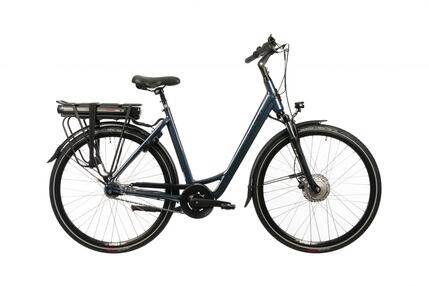 Rower elektryczny Corwin 28326 – 28 cali, 490 mm, błyszczący szary