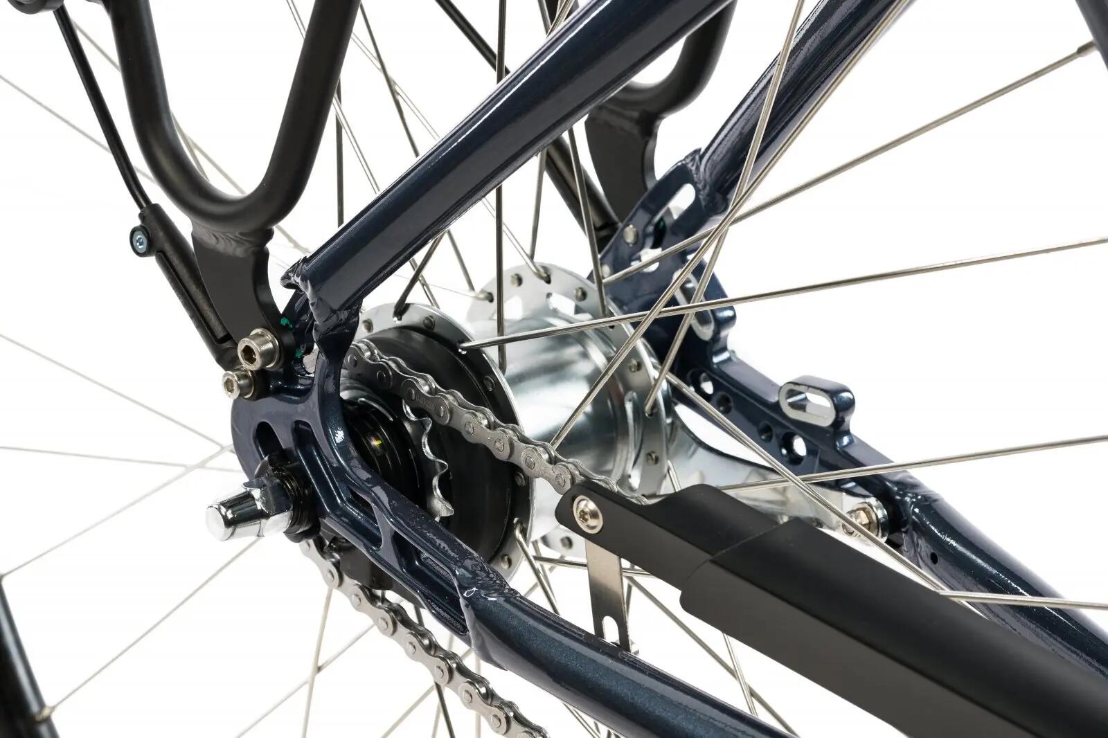 Bicicleta eléctrica Corwin 28327 - 28 pulgadas, 530 mm, gris brillante 4/5