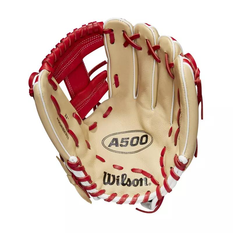 Guantes de béisbol - A500 - Juvenil - Cuero - Ajuste rápido