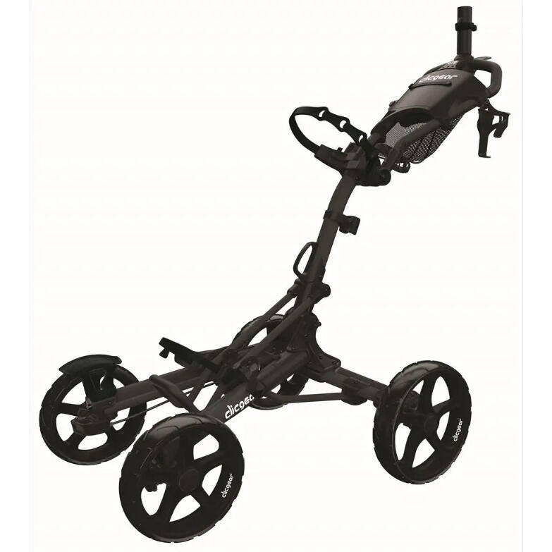 CLICGEAR Clicgear 8.0+ 4 Wheel Golf Trolley - Black