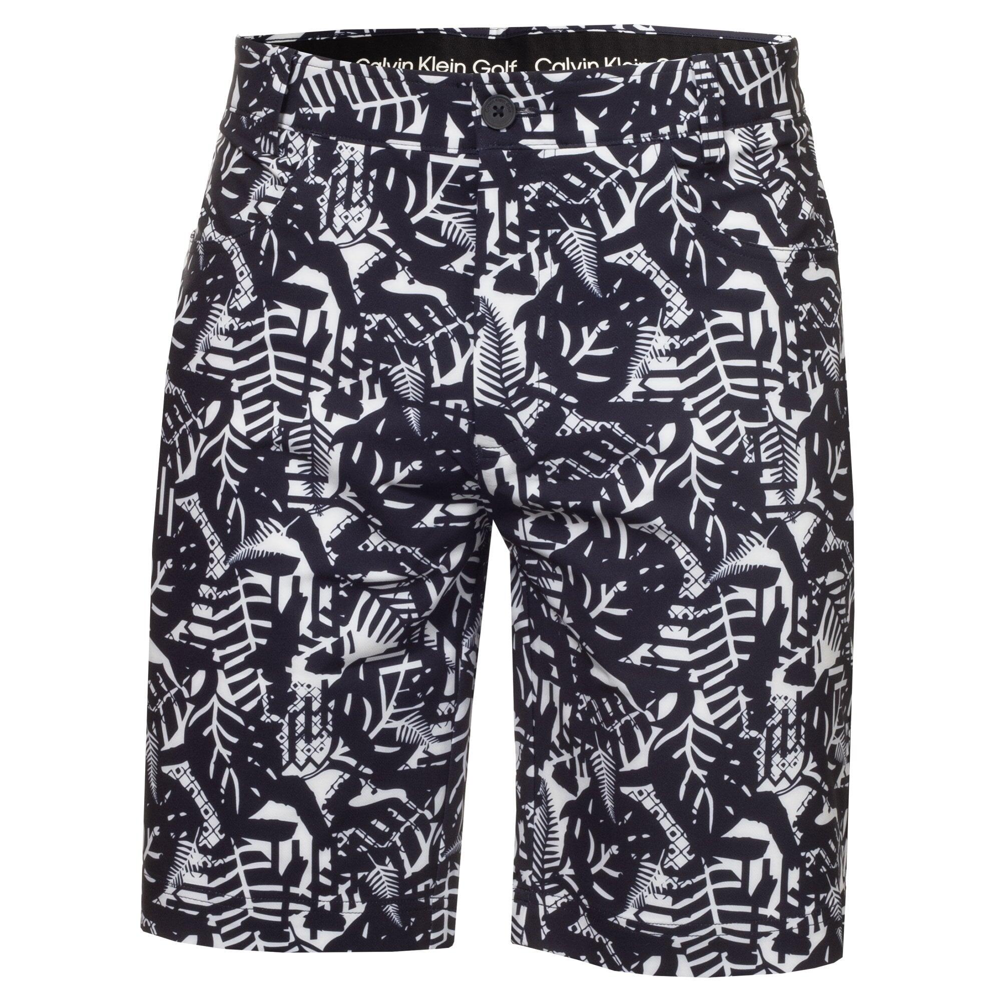 CALVIN KLEIN Calvin Klein Printed Genius Shorts - Evening Blue/White