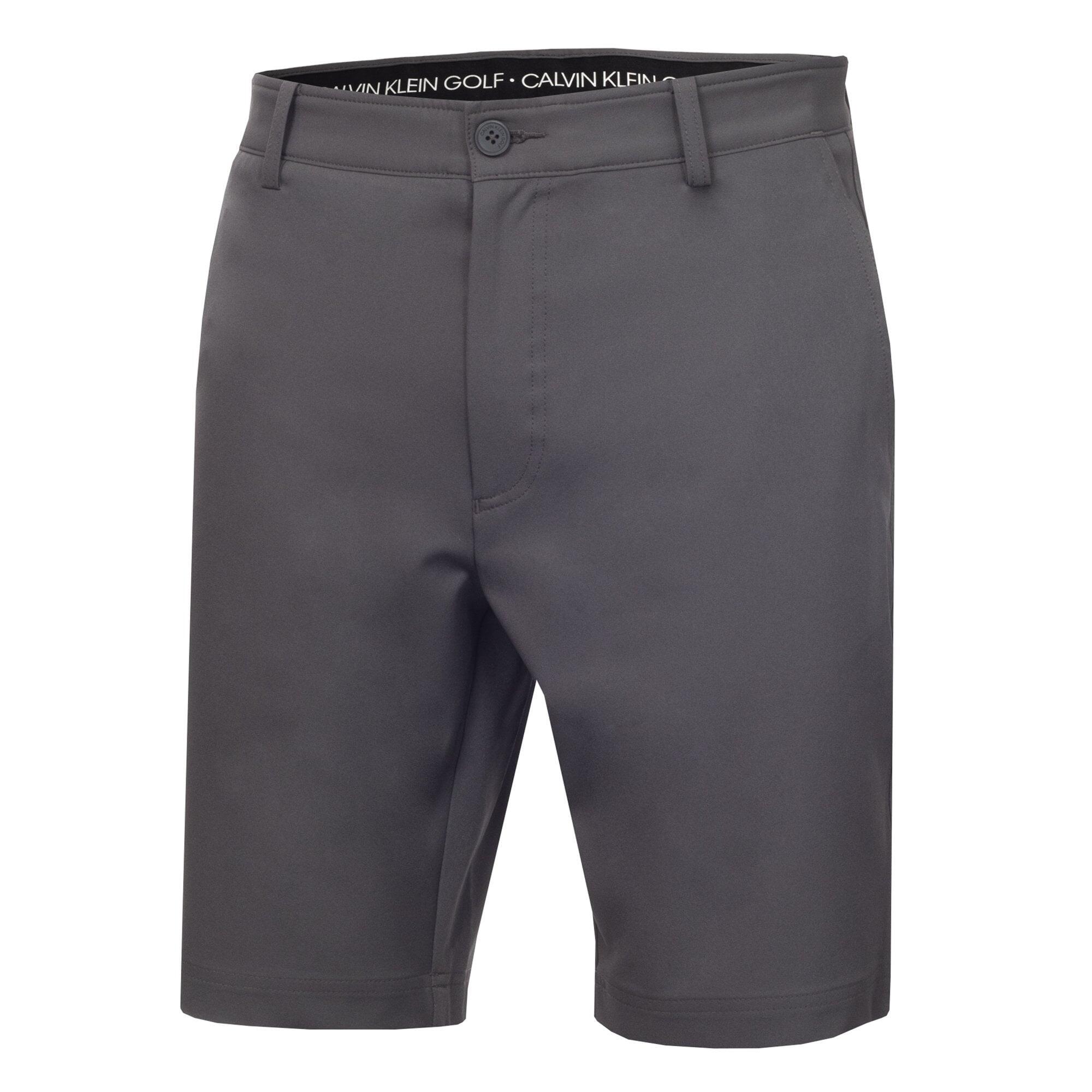 CALVIN KLEIN Calvin Klein BULLET REGULAR FIT STRETCH SHORT - STEEL