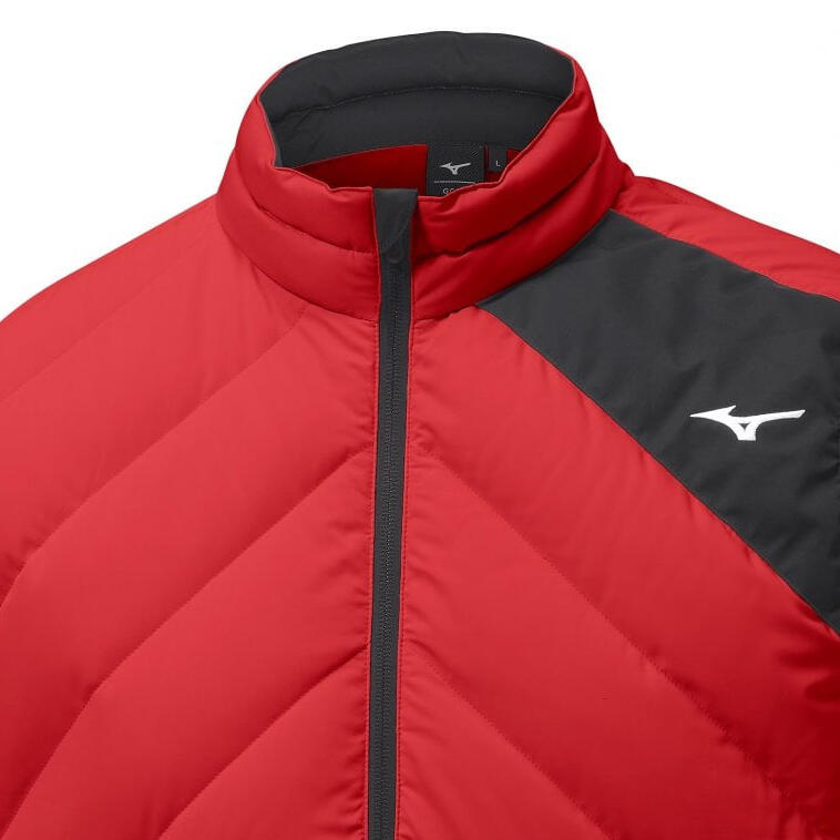 Mizuno Breath Thermo Move Down Gilet Red 3/4