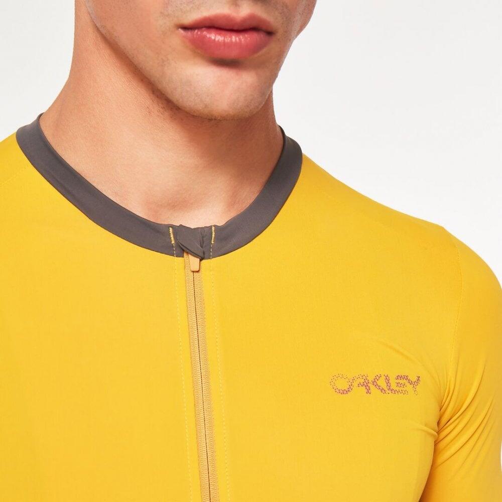 Oakley POINT TO POINT JERSEY Cycling - Amber Yellow 3/5