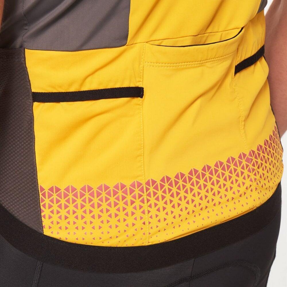 Oakley POINT TO POINT JERSEY Cycling - Amber Yellow 4/5