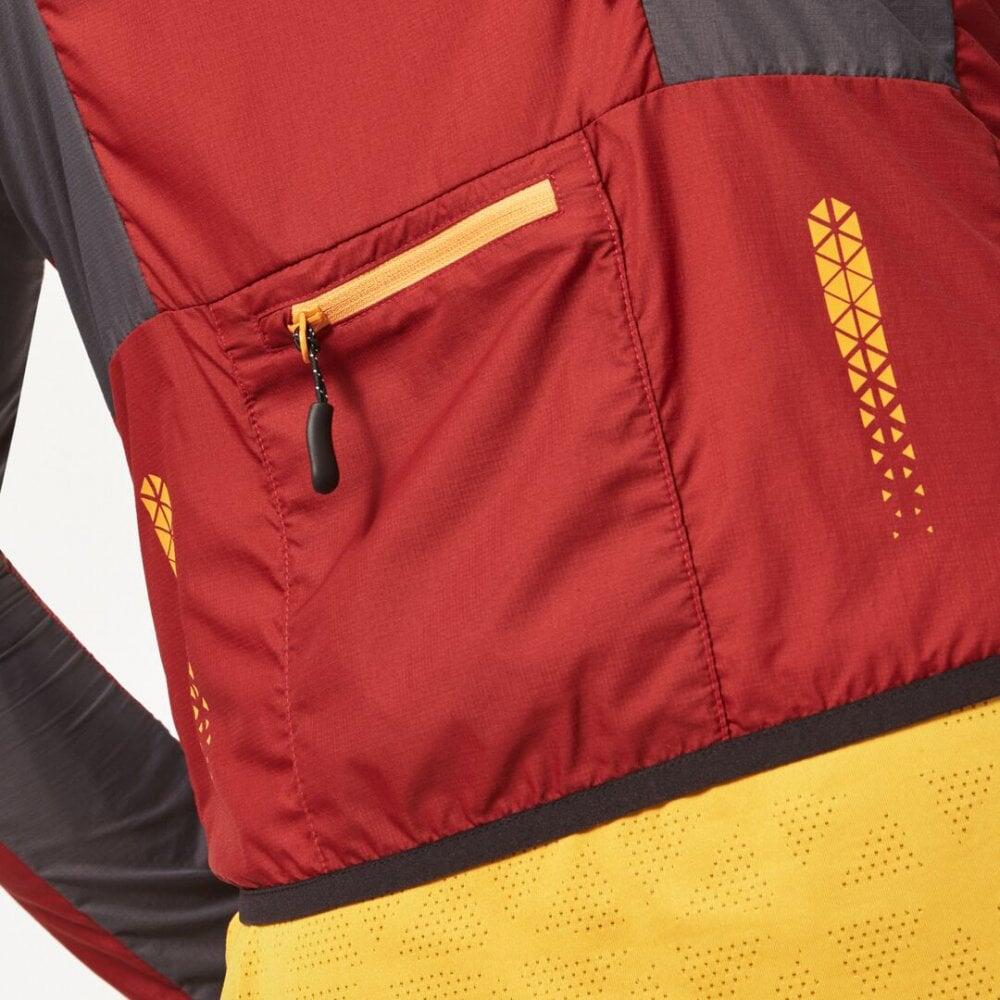 Oakley ELEMENTS PACKABLE JACKET Cycling - IRON RED 3/4