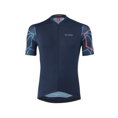 Fietsshirt korte mouwen jersey fz penta dark blue - blauw