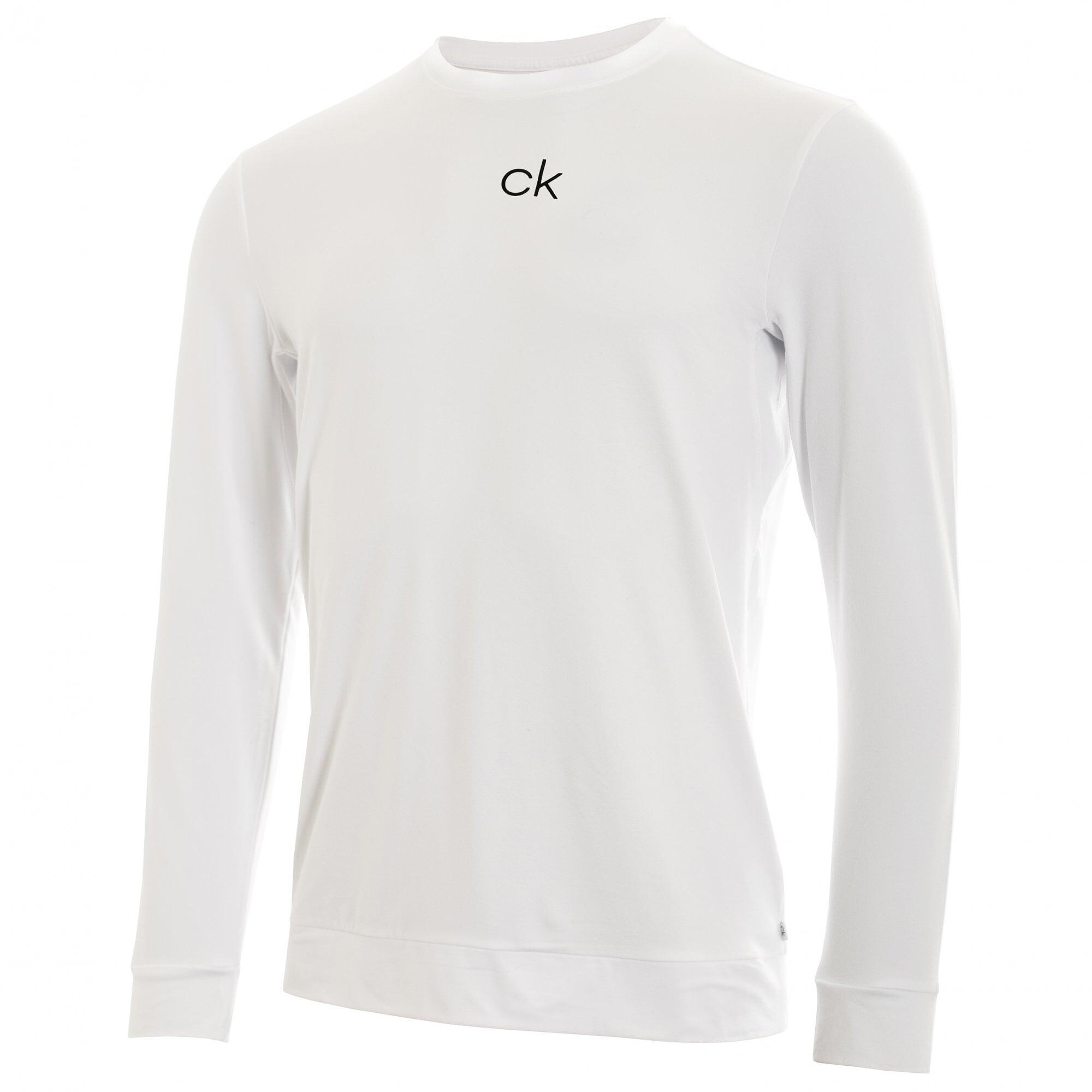 Calvin Klein BASELAYER WITH CK CHEST PRINT - WHITE 1/4