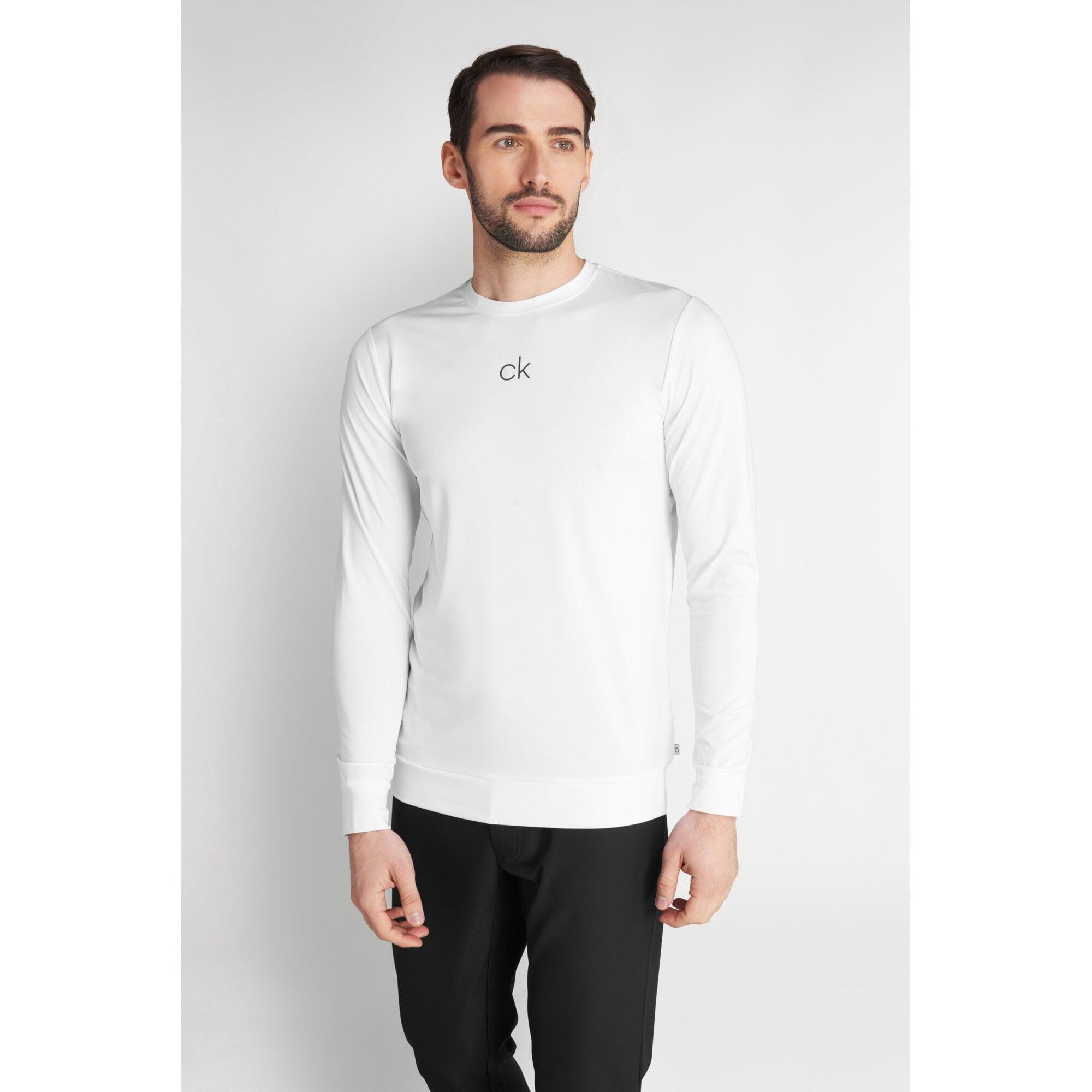 Calvin Klein BASELAYER WITH CK CHEST PRINT - WHITE 2/4