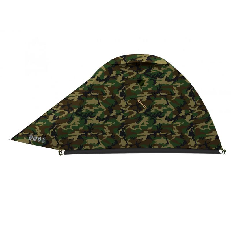 Tente ultralégère Husky Bizam 2 camo army 2 places, montage rapide, imperméable 3/5