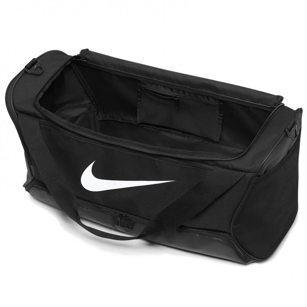 Brasilia Swoosh Training 60L Duffeltas (Zwart/Wit) 4/6