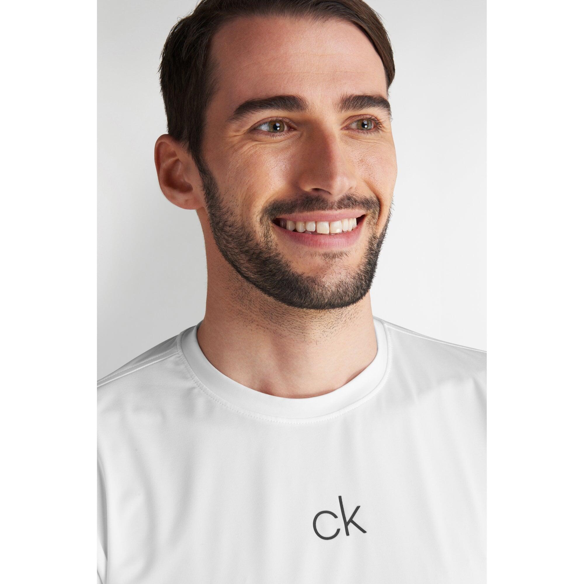 Calvin Klein BASELAYER WITH CK CHEST PRINT - WHITE 4/4