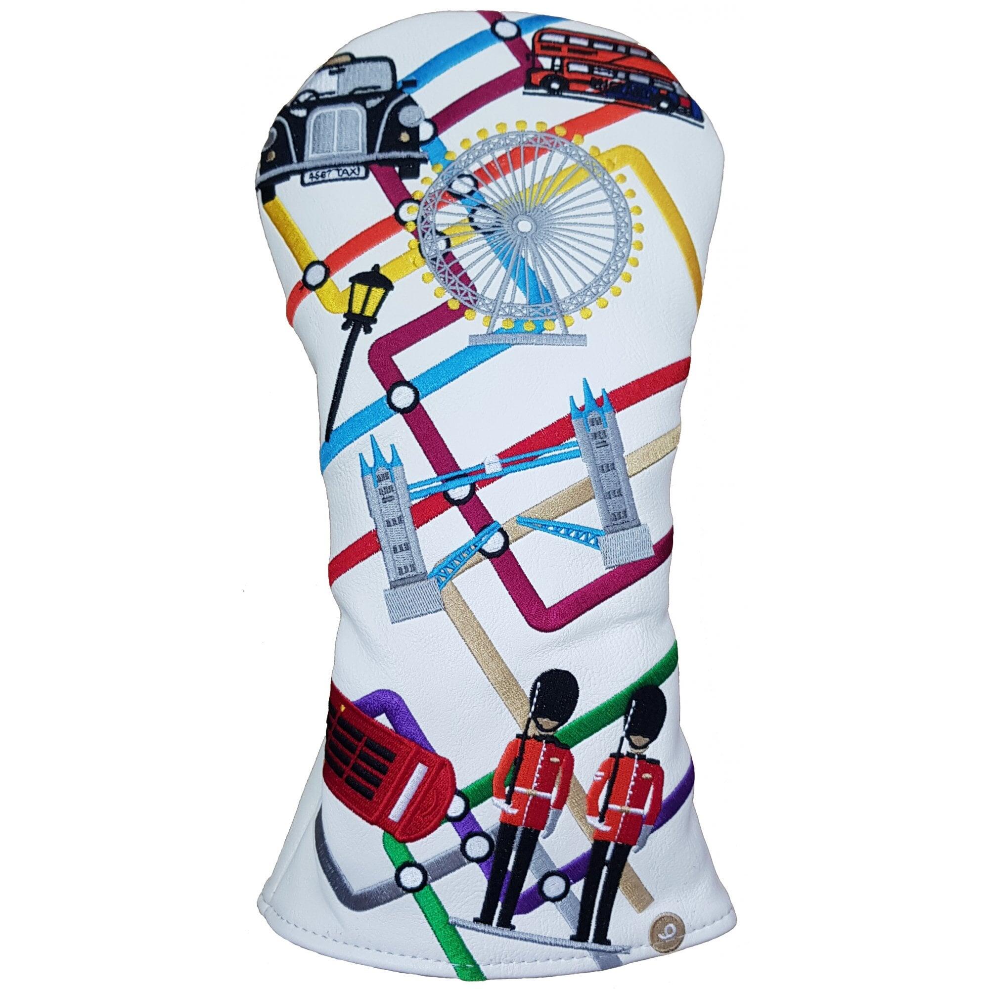 MASTERS GOLF London UK White Driver Headcover - England