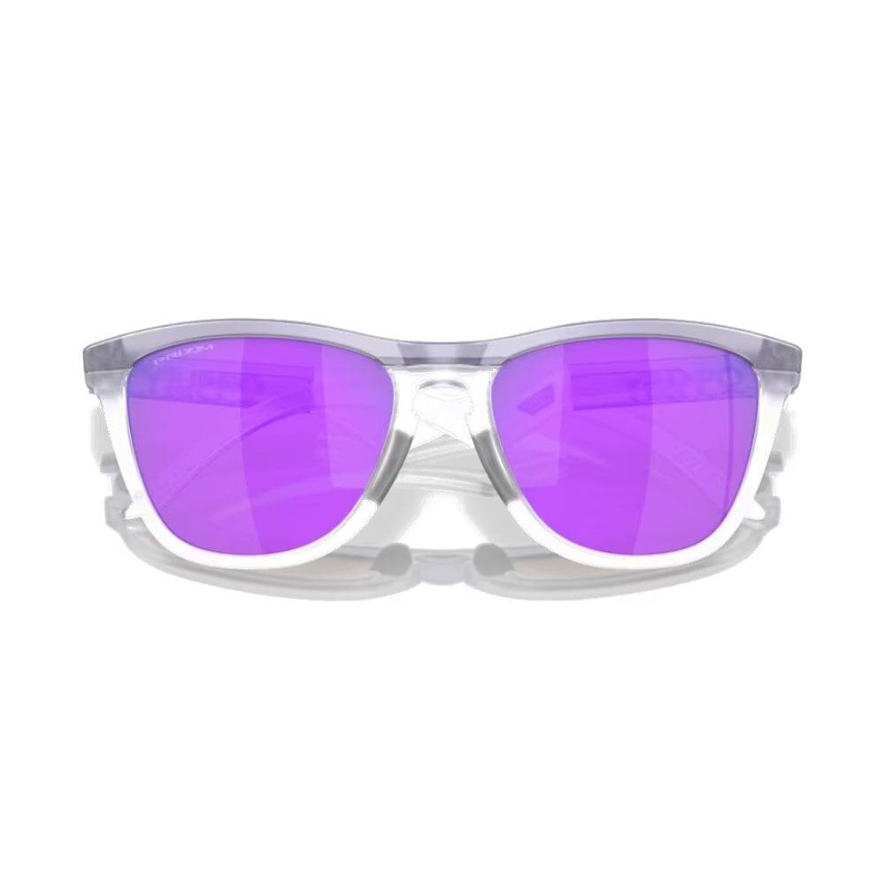 Oakley Frogskins Hybrid Matte Translucent Lilac/Clear/Prizm Violet 3/4