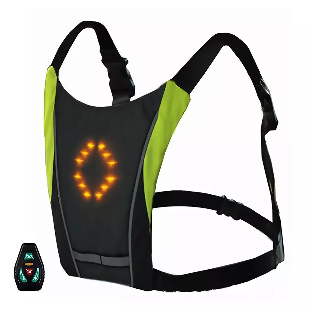 Illuminated led vest, grey