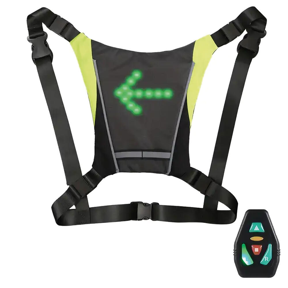 Leuchtende LED-Weste, grau 2/5