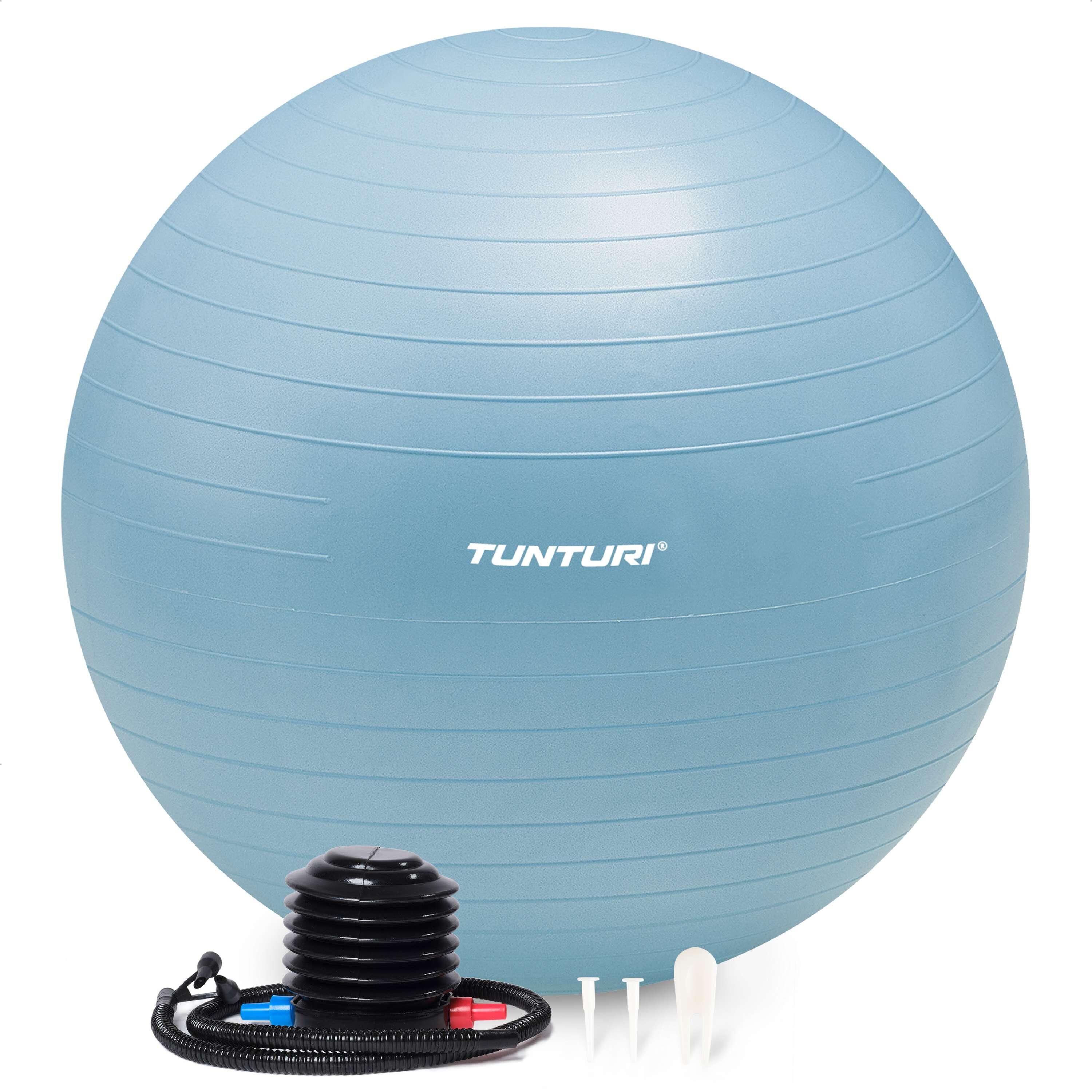 Tunturi Gym Ball - ABS ripstop fitness ball 75 cm light blue