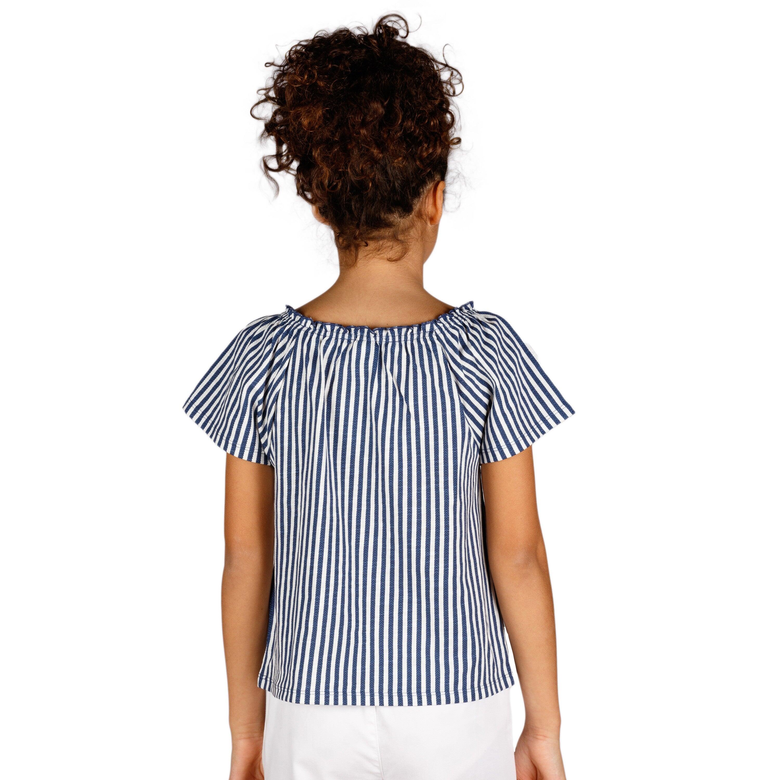 Camiseta de niña listado 5/5