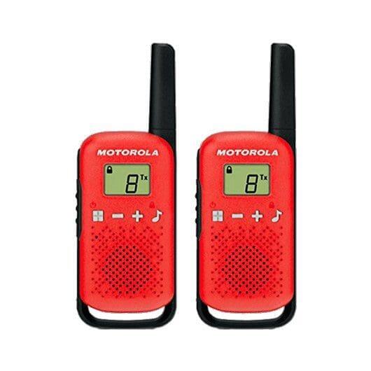 WalkieTalkie Pack 2 Motorola T42 Vermelho