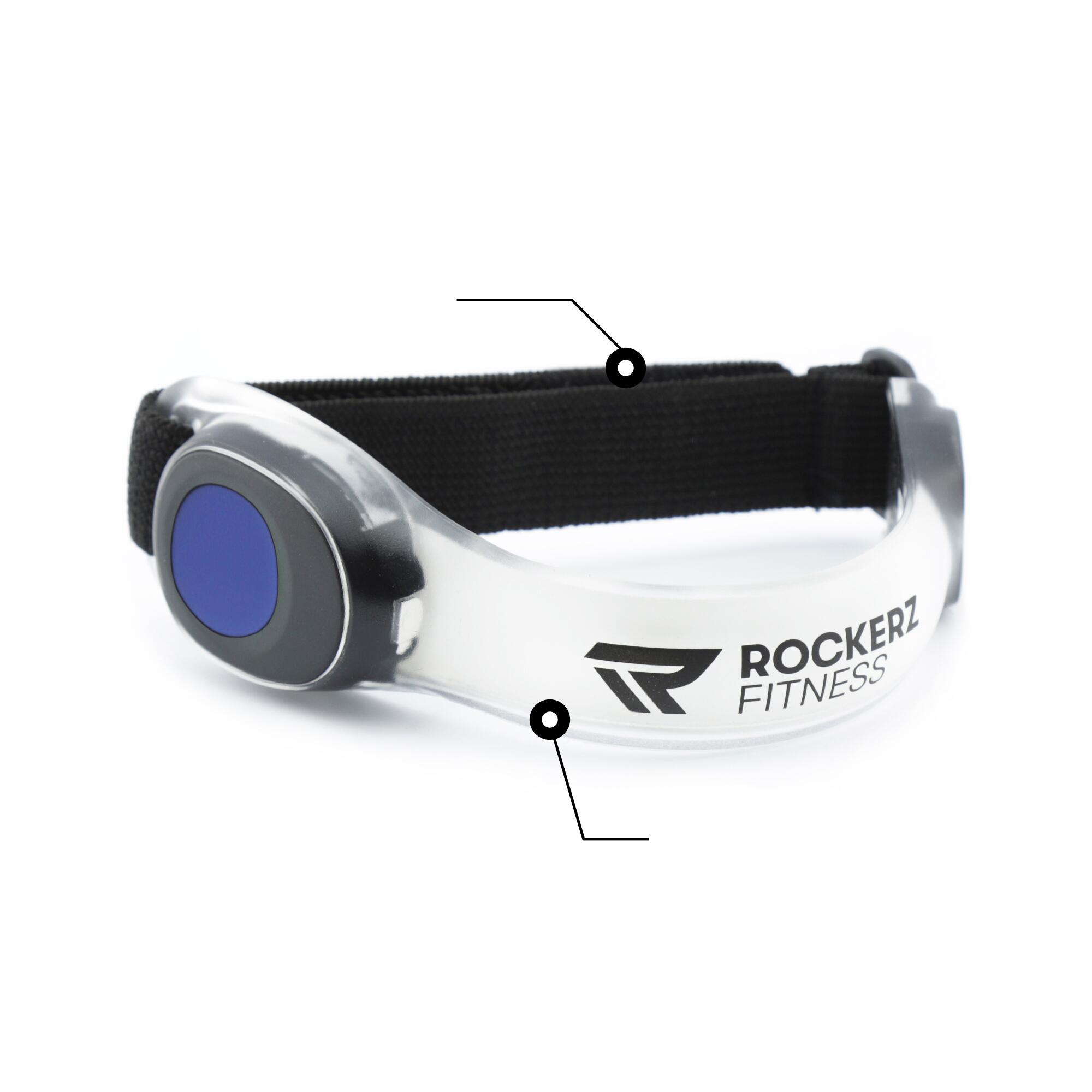Éclairage de course – Lumières de course – LED – Bleu – À porter autour des bras 4/7