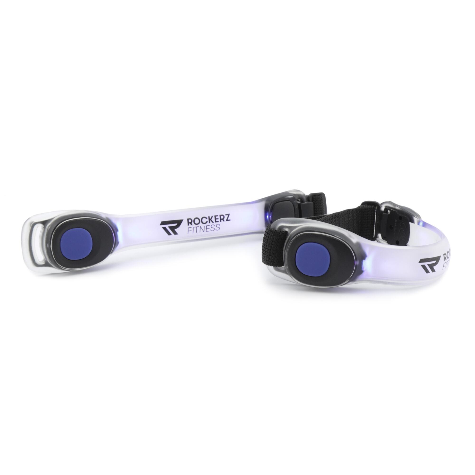 Éclairage de course – Lumières de course – LED – Bleu – À porter autour des bras 5/7