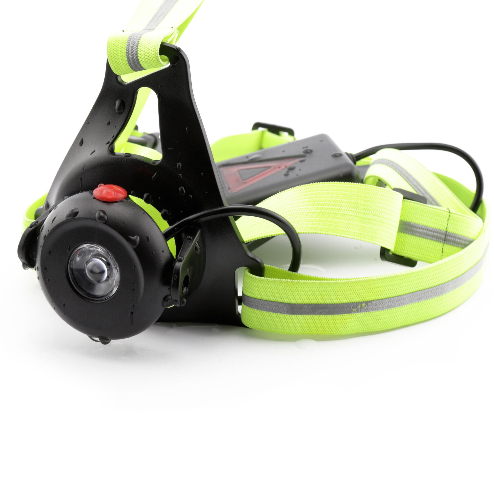 2 Lampes Frontales à Clip Hossom – 4 Modes (dont Rouge Clignotant), USB, Pour Course Et Camping