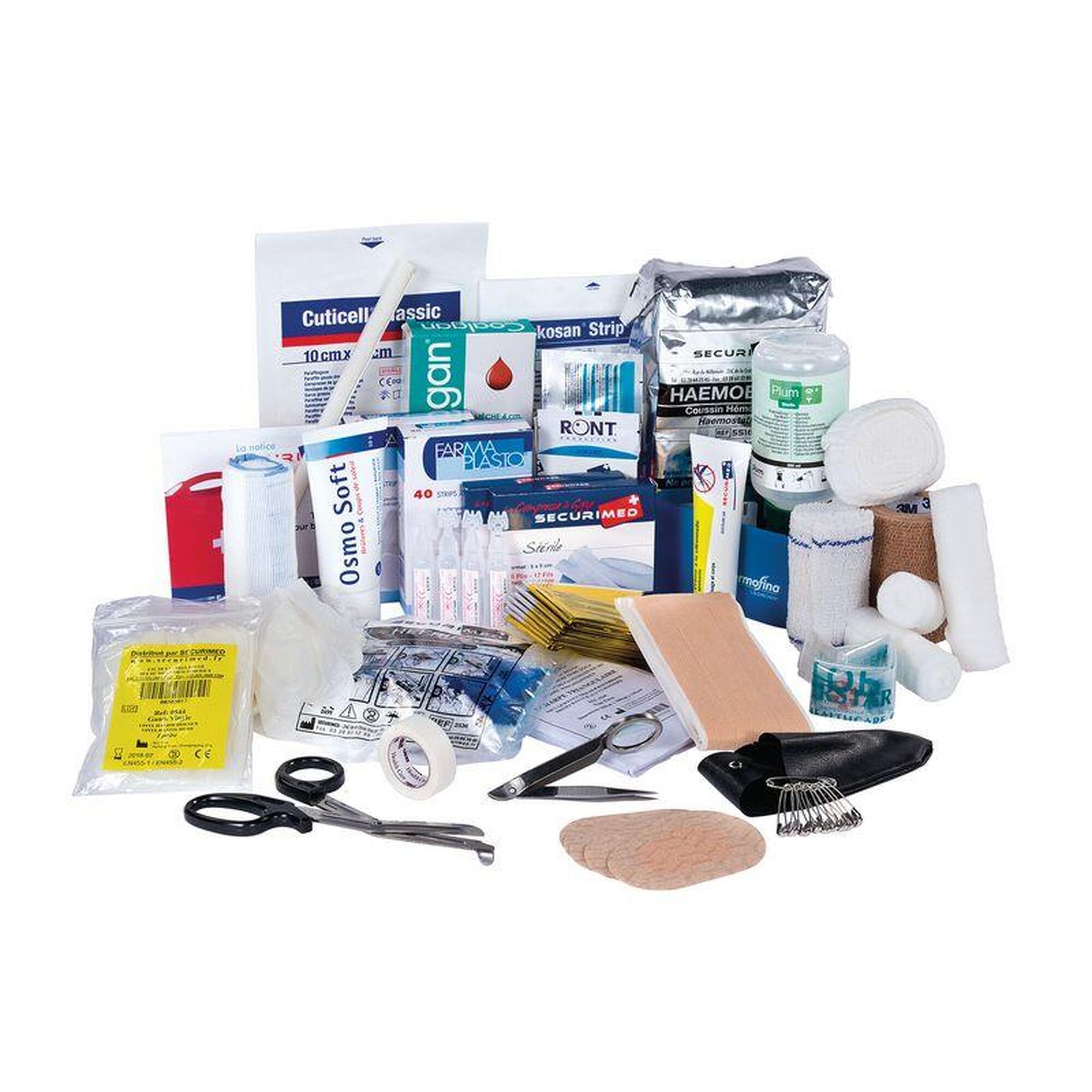 Securimed - Kit Recharge Armoire À Pharmacie De 1er Secours 2 Portes - 190 Pièces - Trousse De Secours - Taille Unique - Decathlon