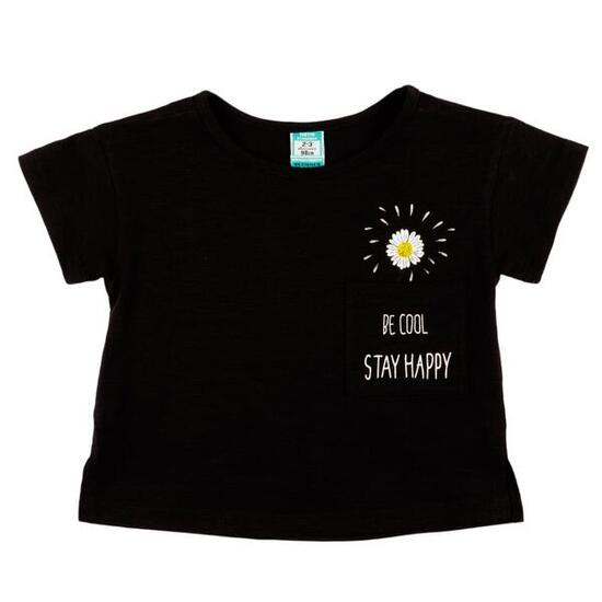 Camiseta de niña color negro