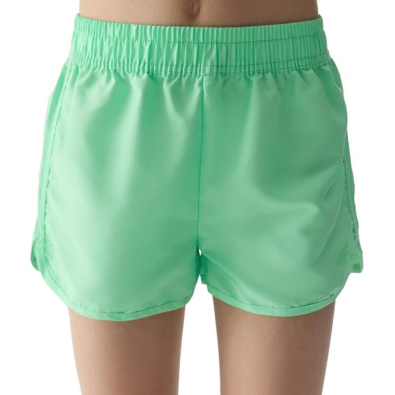 Calções Respiráveis de Ginástica Menina 4F Beach Shorts. Green