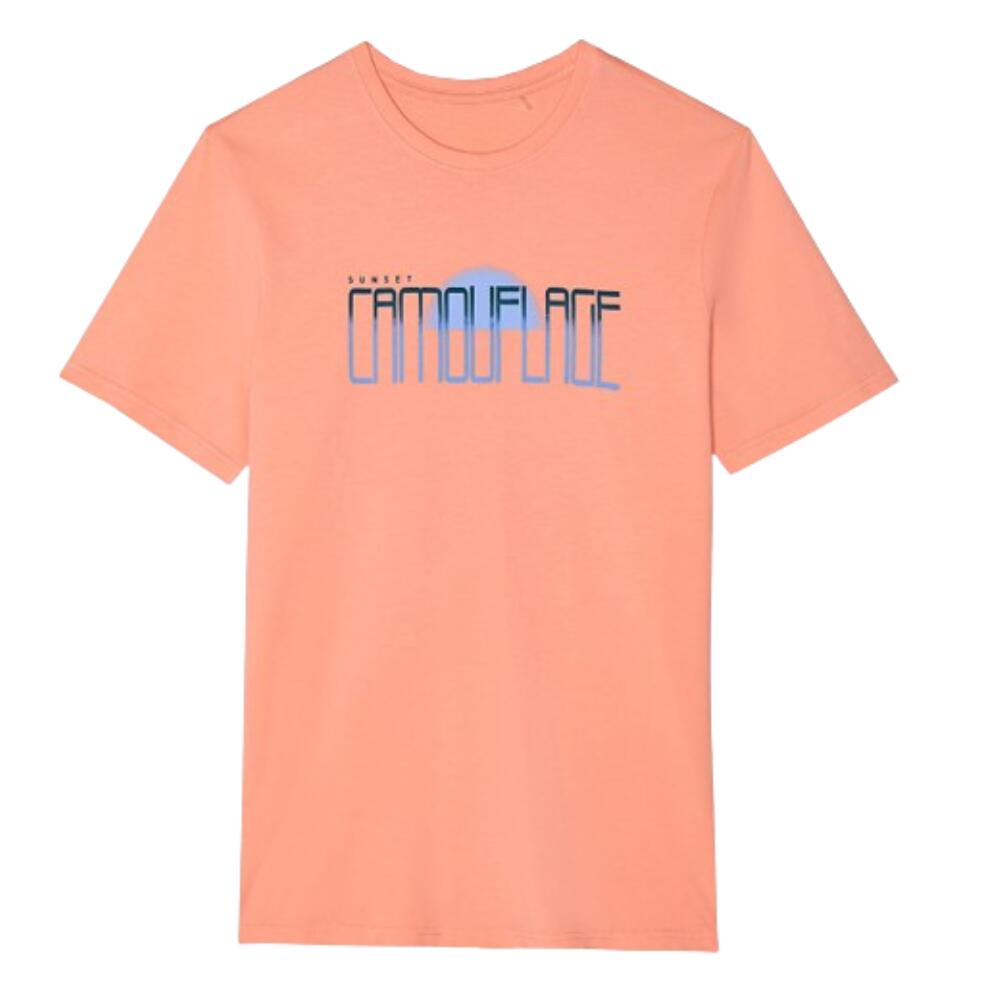 T-shirt em Algodão Fitness Homem 4F TTSHM1288. Laranja 4/4