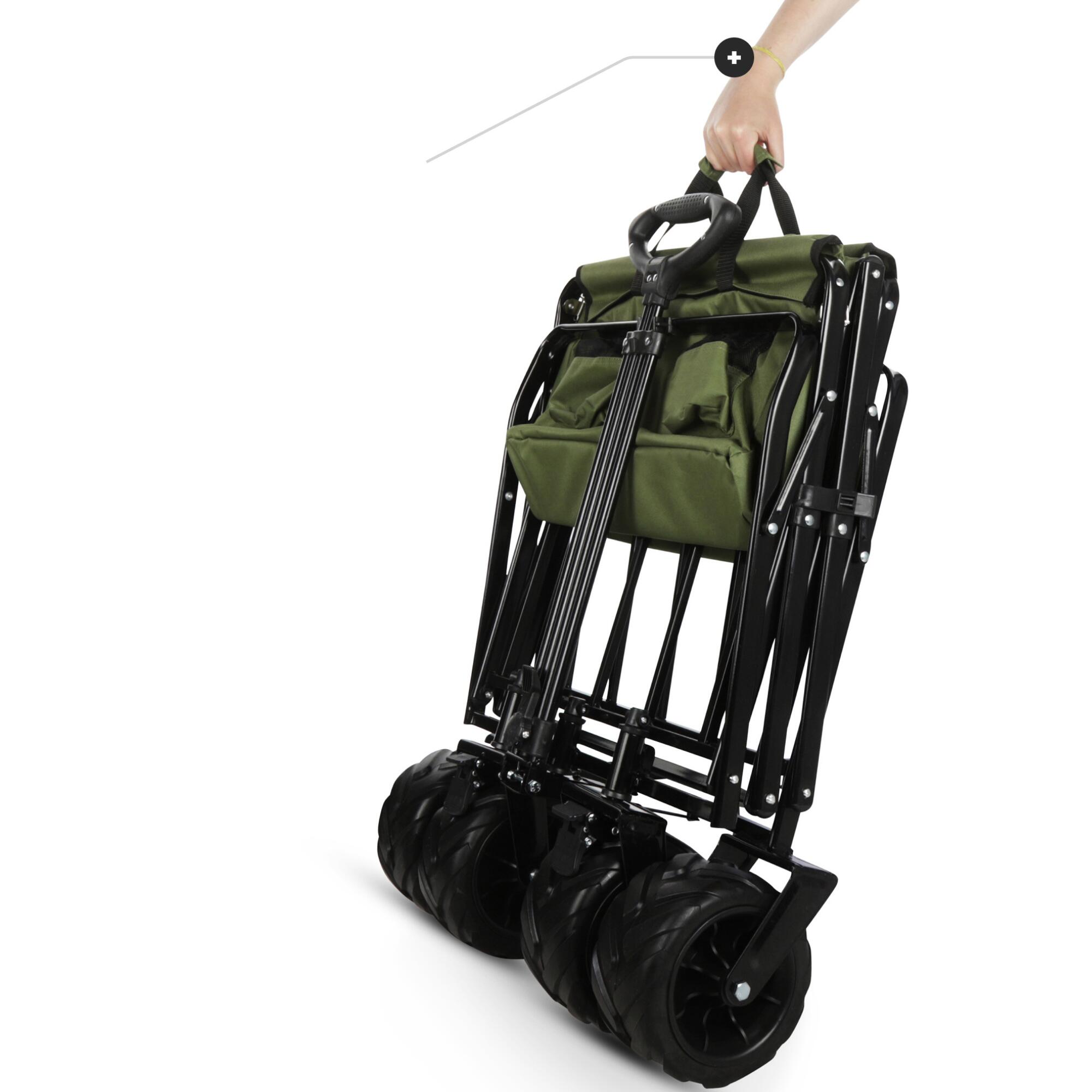 Carretto - Carro portavivande - Pieghevole - Capacità XL 2/7