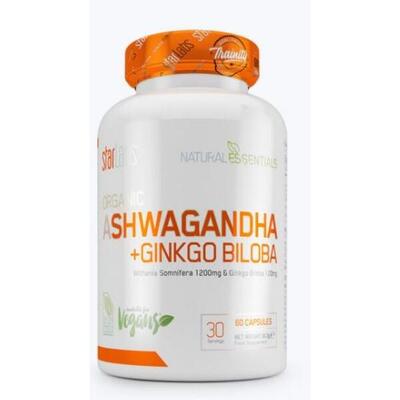 Ashwagandha + Ginkgo Biloba 60 Caps