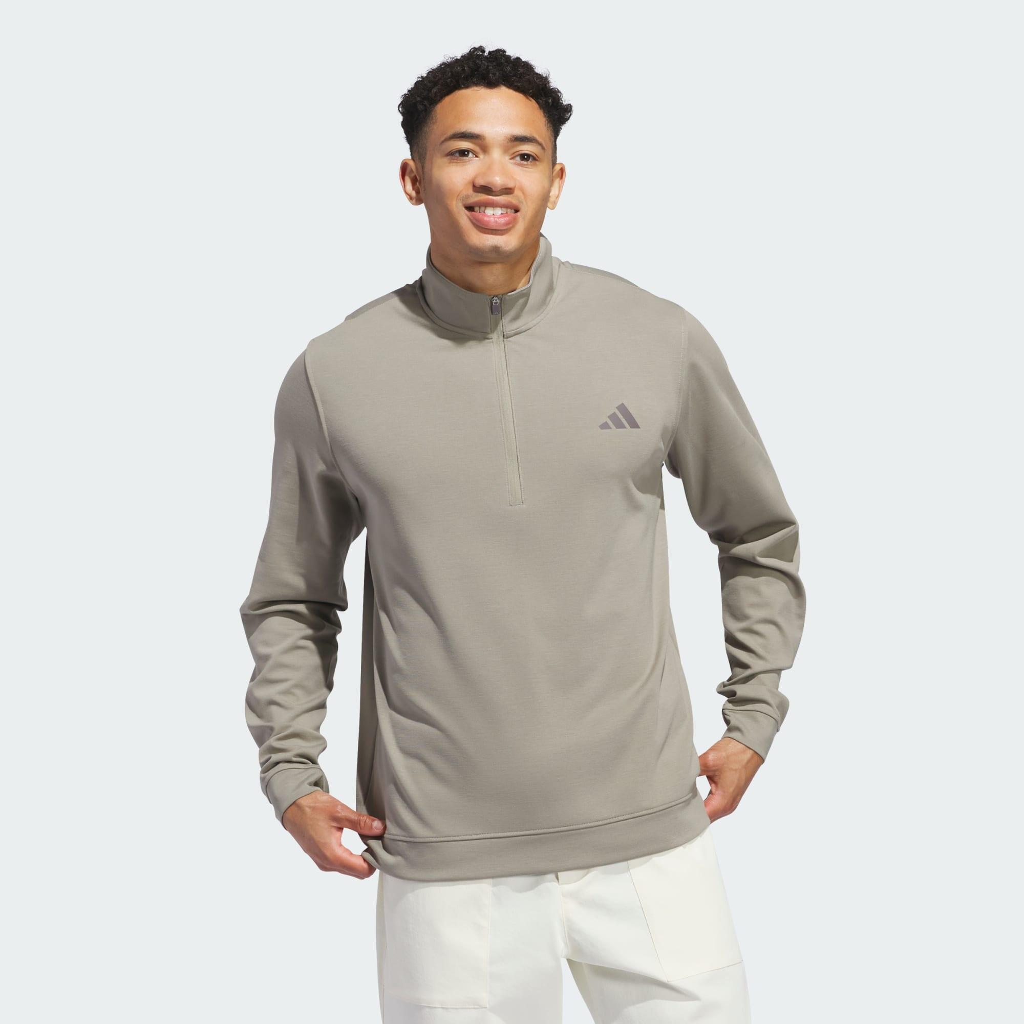 Elevated quarter-zip top