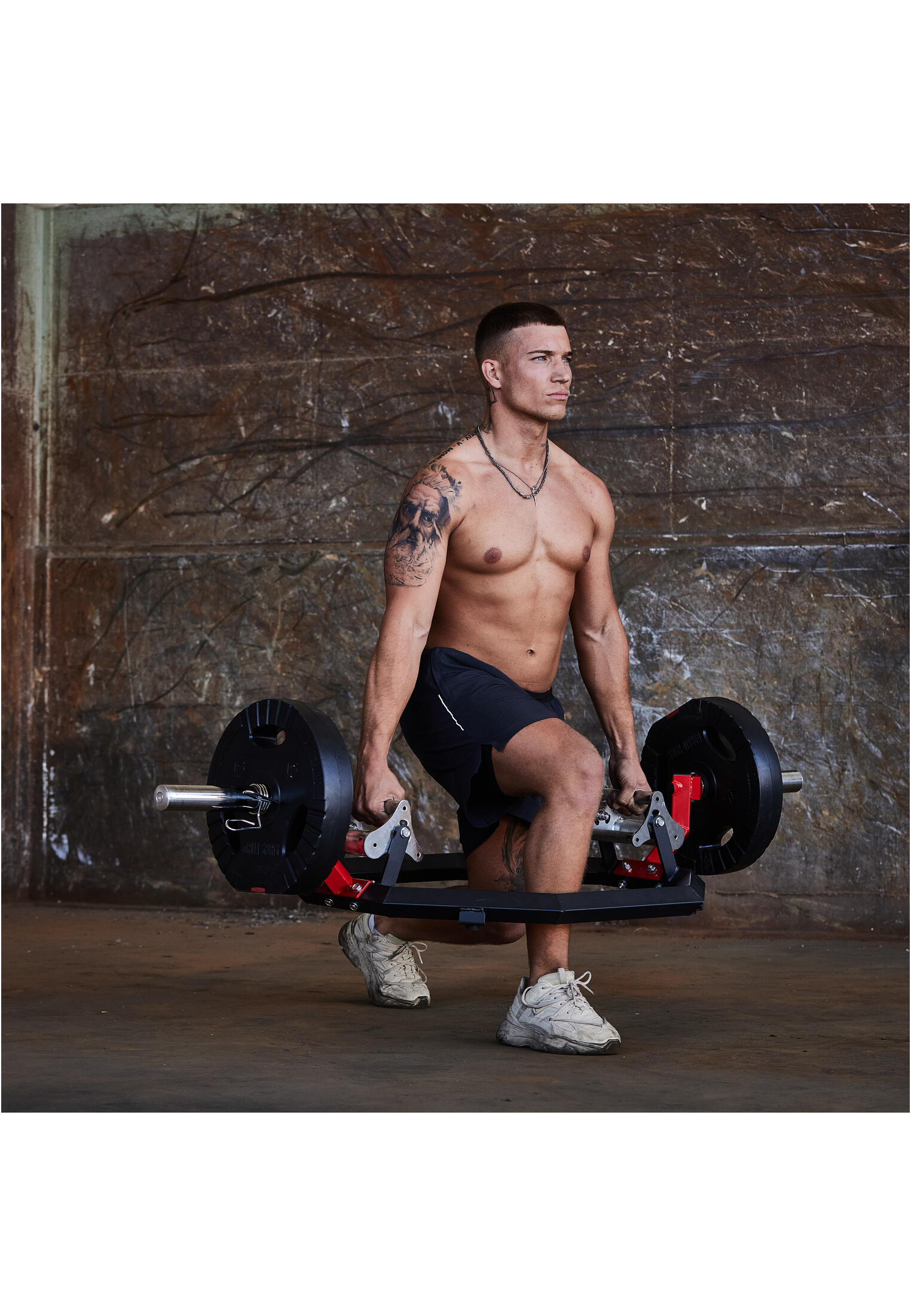 SET D'HALTÈRES DE 68KG PLASTIQUE GRIP + BARRE CURL 120CM | MUSCULATION 5/7