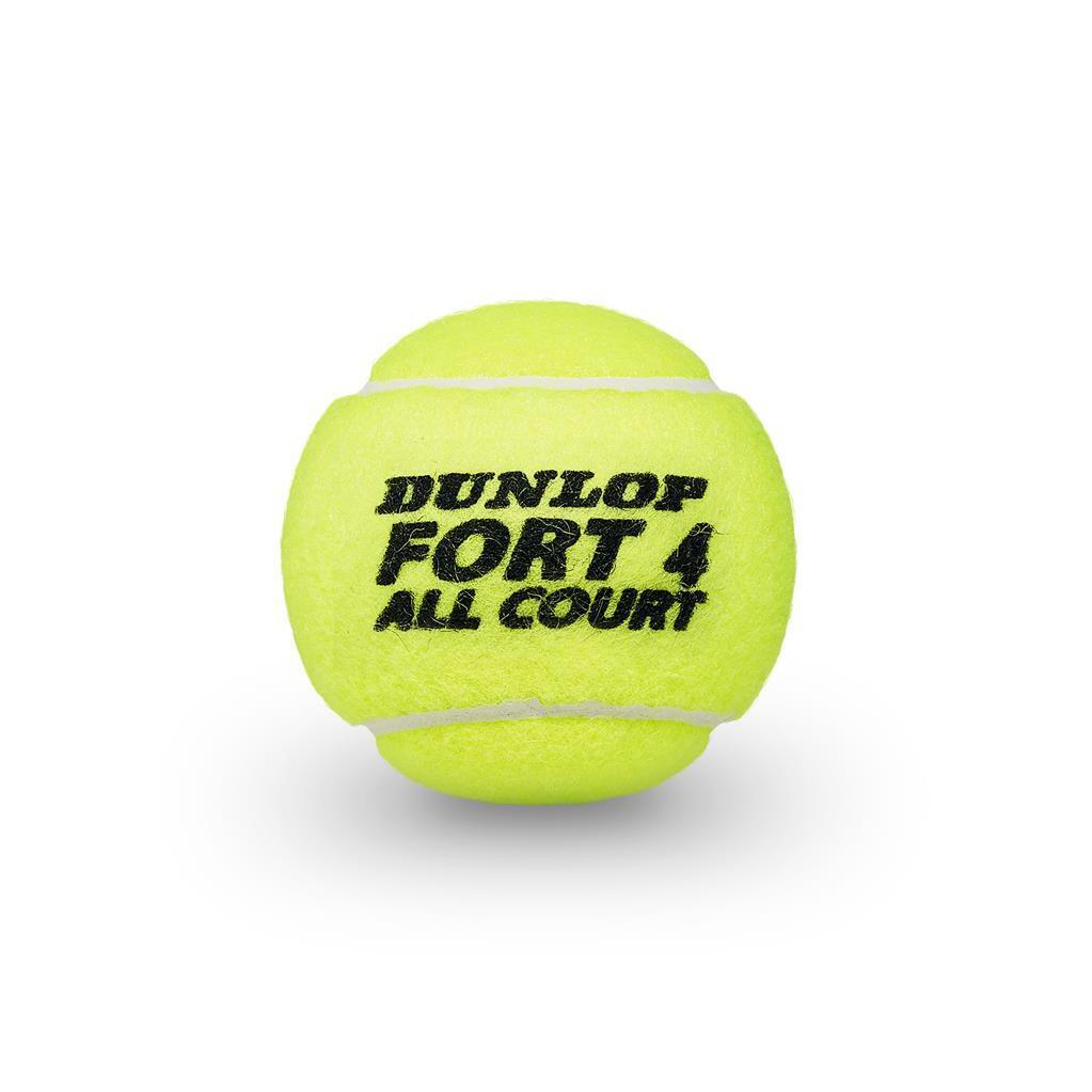 Set van 2 tubes van 4 tennisballen Dunlop fort all court 4/6