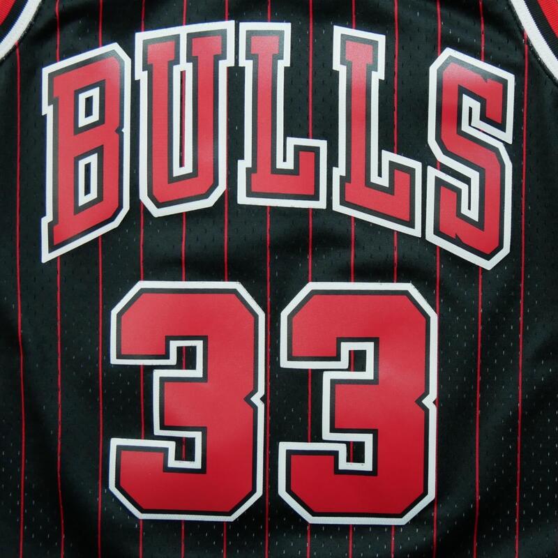 Reconditionné - Maillot Mitchell Ness Chicago Bulls Pippen NBA - État Excellent