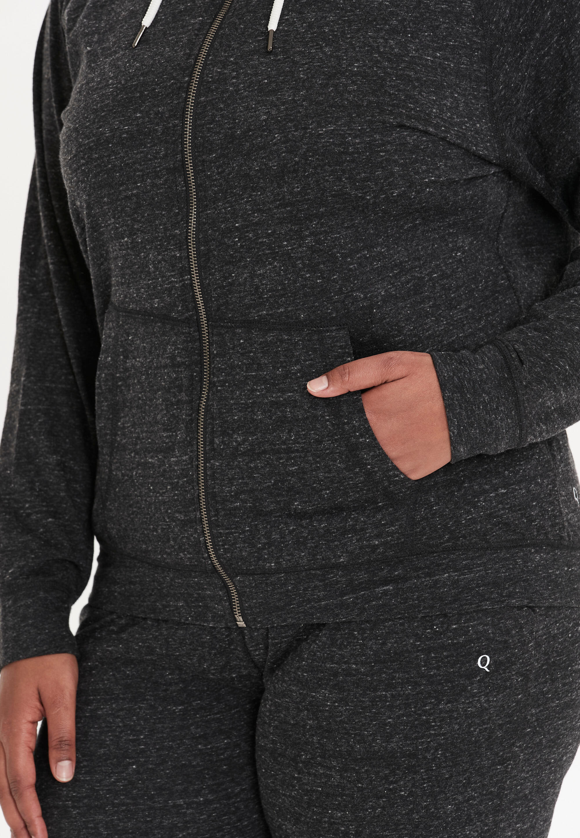 Sweatjacke OLIVIA MELANGE 8/15