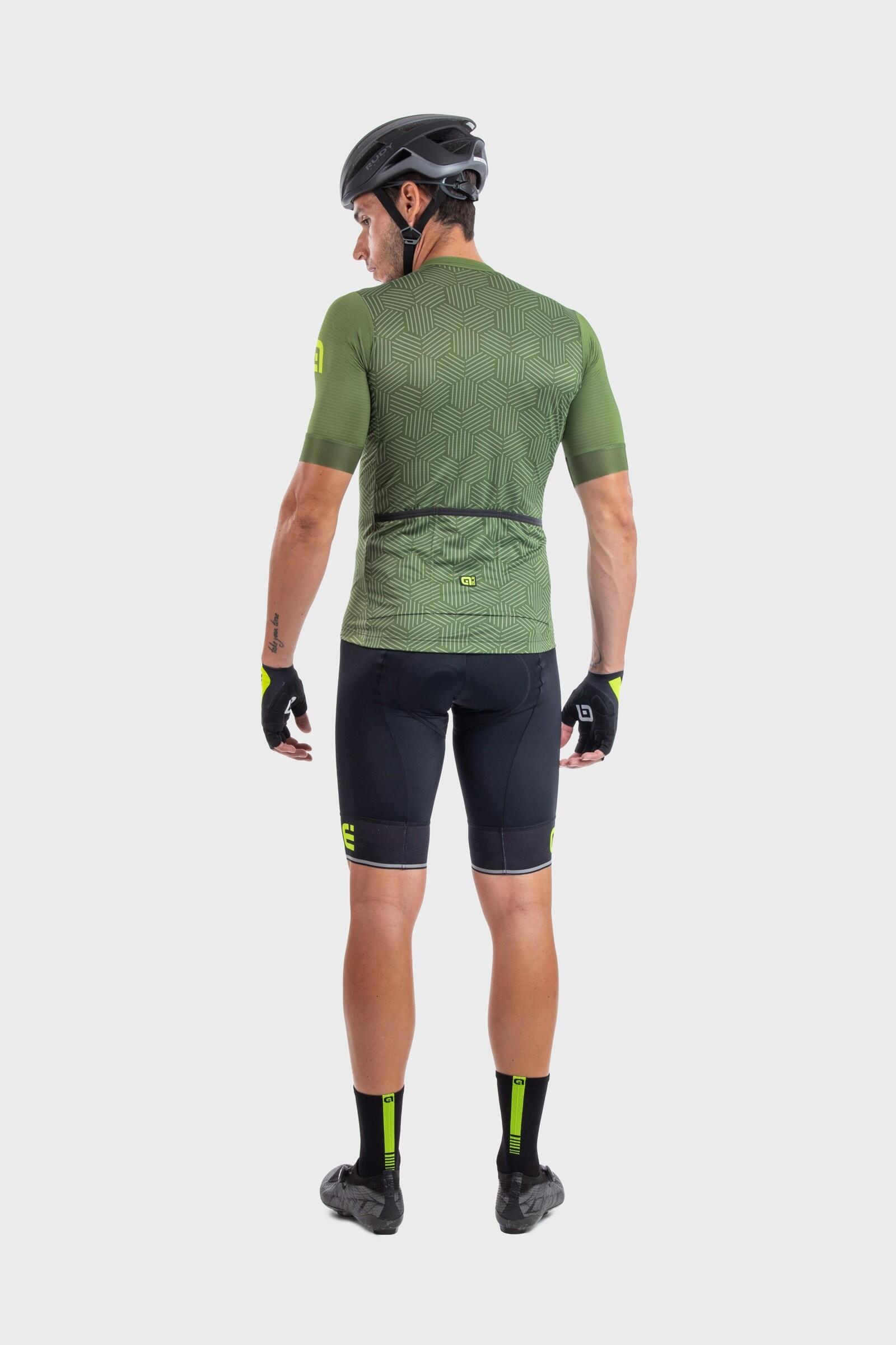 Fietsshirt Heren - Solid Cross Groen 4/6