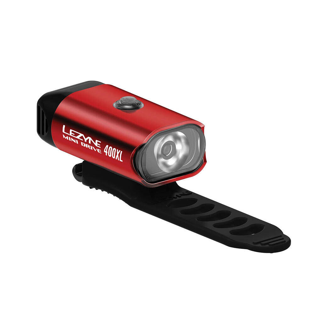 Lezyne Mini Drive 400XL Front Light-Red (400 Lumens)