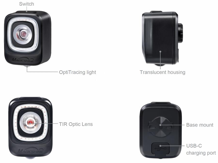 Magicshine SEEMEE 200 V3.0 Smart Rear Light (200 Lumens)